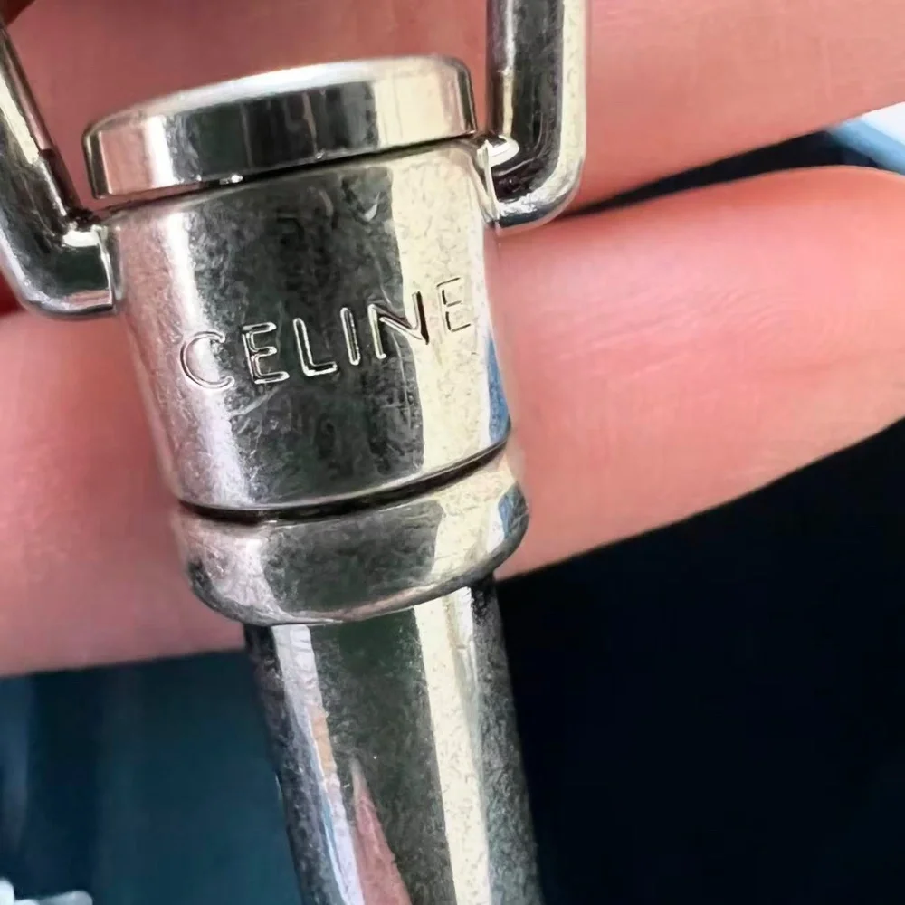 CELINE  Soft Grained Calfskin Sangle Bucket Bag - Picture 3 of 11